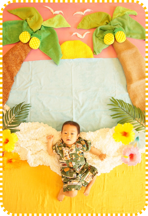 良品のみ！ 寝相アート 100x100cm | 鹿 緑 | 児 ベビーシーツ 8 支援センター虹  「寝相アートの１年間」親子なかよし講座✨ピカピカ